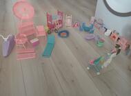 Grajewo ogłoszenia: Sprzedam mebelki do nich oddam duży domek barbie rozłożony,... - zdjęcie