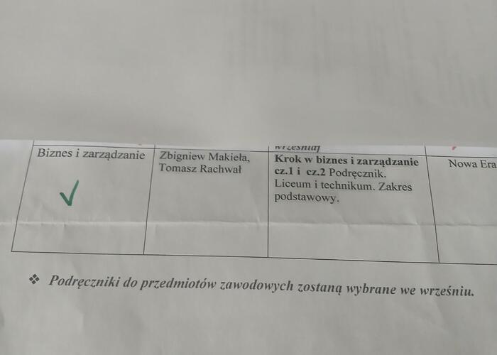 Grajewo ogłoszenia: Kupię książki do klasa I matematyka i biznes i zarządzanie...