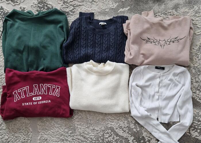 Grajewo ogłoszenia: Sprzedam ubrania. roz.M.                  3bluzy, 2...