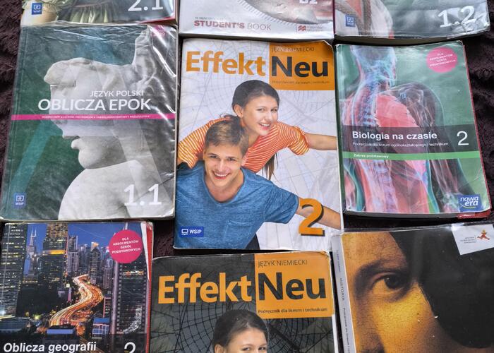 Grajewo ogłoszenia: Sprzedam książki do Liceum Ogólnokształcącego do klasy 2